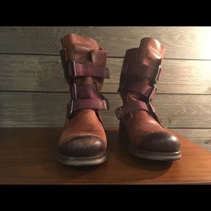 Leather Red Fly London boots Euro size 40